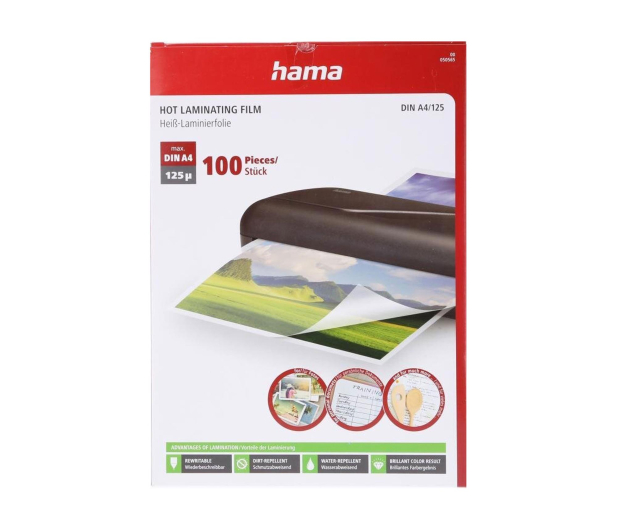 Hama Folia do laminowania A4 125 mic 100 szt. - 1501369 - zdjęcie 2